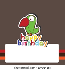 birthday and animal background