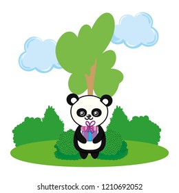 Birthday animal cartoon