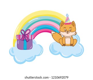 Birthday animal cartoon