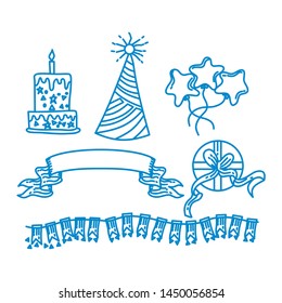 Birthday Anniversary Design Graphic Template Vector