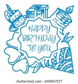 Birthday Anniversary Design Graphic Template Vector