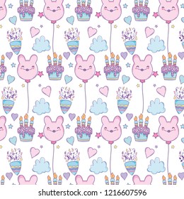 Birthday background cartoons Birthday background cartoons