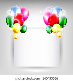 birthday background with place for text