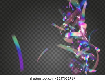 Birthday Background. Purple Happy Burst. Carnaval Effect. Isolated Tinsel. Retro Christmas Illustration. Light Concept. Rainbow Flag. Disco Confetti. Pink Birthday Background