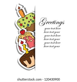 Birthday background for your design