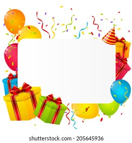 Birthday background for Your design