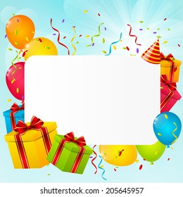 Birthday background for Your design