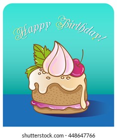 Birthday Bakery Cake Doodle