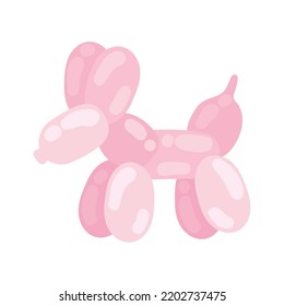 birthday balloon animal doodle icon