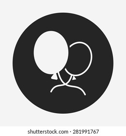 birthday balloon icon