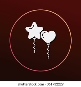 birthday balloon icon