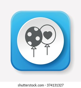 birthday balloon icon