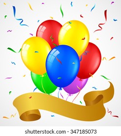 Birthday balloons