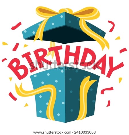 Birthday balloons vector background design. Happy birthday to you text with balloon and confetti decoration element for birth day celebration greeting card design. Vector illustration