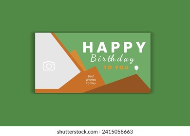 birthday banner design, invitation card