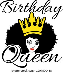 Birthday Black Queen