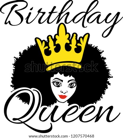 Birthday Black Queen