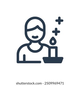 Birthday Boy for Birthday Party Vector Icon