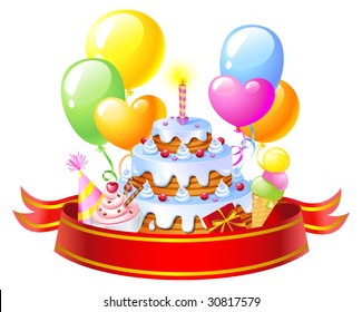 Pastel de cumpleaños