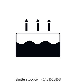 Birthday Cake Bakery vector icon