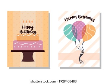 birthday cake balloons invitation cards