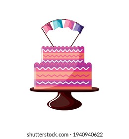 birthday cake buntings decoration party