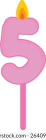 Birthday Cake Candle Cake Topper for Birthday Happy Birthday Cake Candles