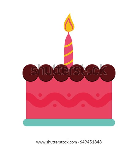 birthday cake with candles icon