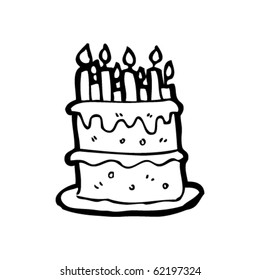 birthday cake cartoon