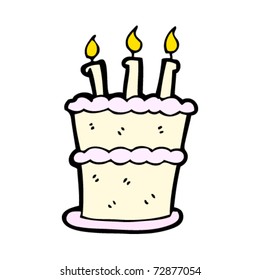birthday cake cartoon