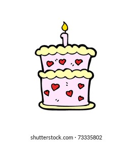 birthday cake cartoon