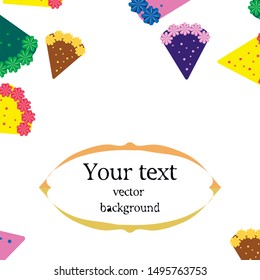 Birthday cake and chocolate cake, cut slice. Vector illustration
