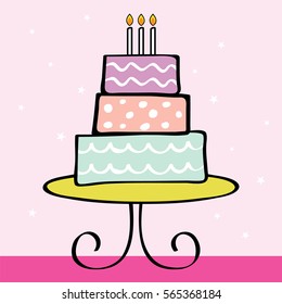 Birthday cake decoration