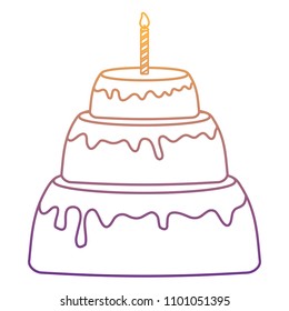 Birthday cake design