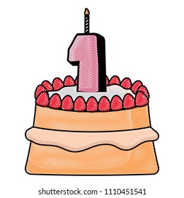 Birthday cake design