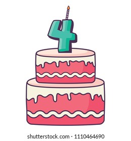 Birthday cake design