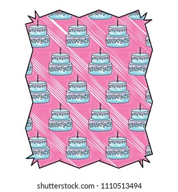 Birthday cake design