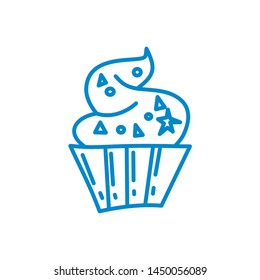 Birthday Cake Design Graphic Template Vector