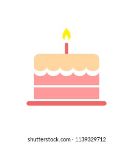 birthday cake, food icon