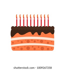 Birthday cake icon