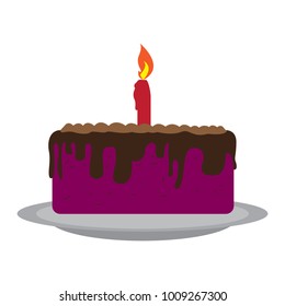 Birthday cake icon