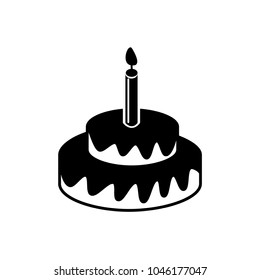 Birthday cake icon