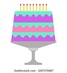 Birthday cake icon