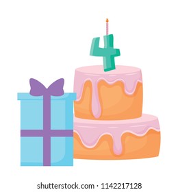 Birthday cake icon
