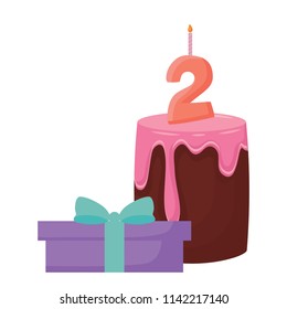 Birthday cake icon