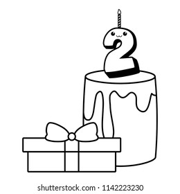 Birthday cake icon