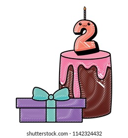 Birthday cake icon
