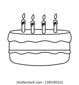 birthday cake icon 