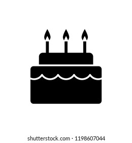 Birthday cake icon
