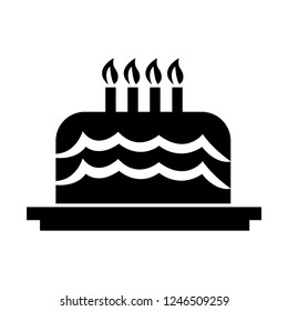 Birthday cake icon